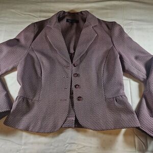 First Lady Vintage Tweed Jacket in Mauve‎